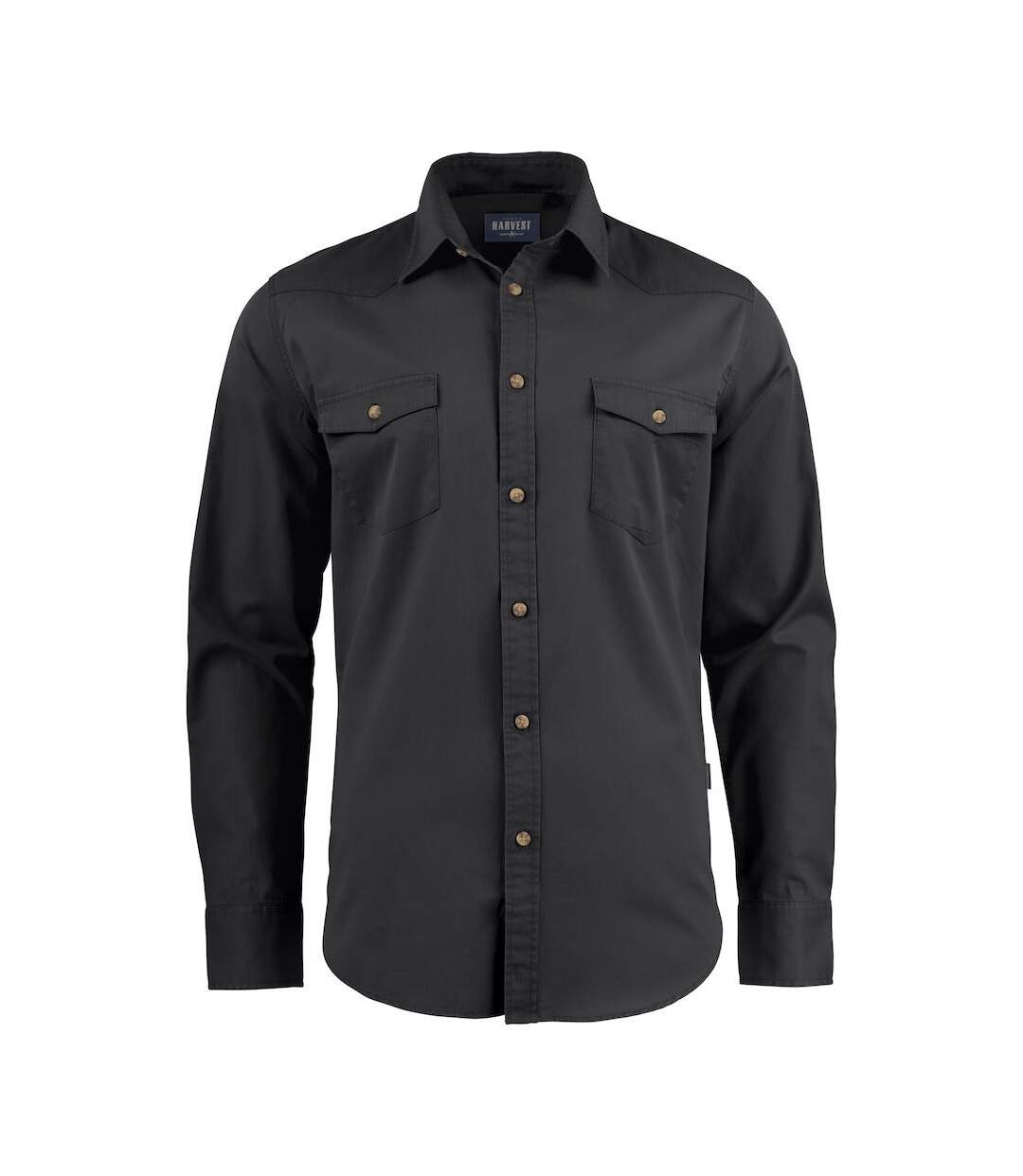 Harvest Mens Treemore Long-Sleeved Shirt (Black)