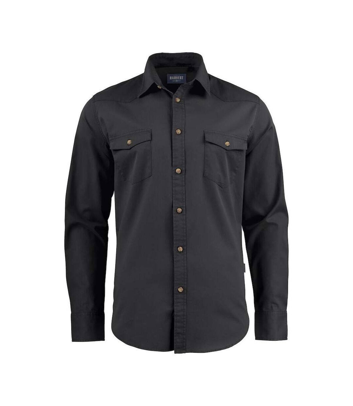 Harvest Mens Treemore Long-Sleeved Shirt (Black)