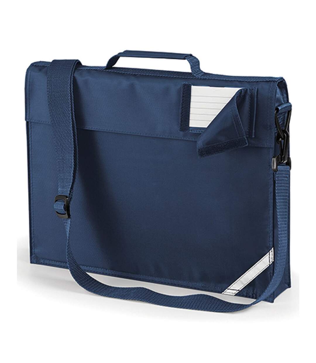Petite sacoche bandoulière cartable porte document - QD457 - Bleu marine-2