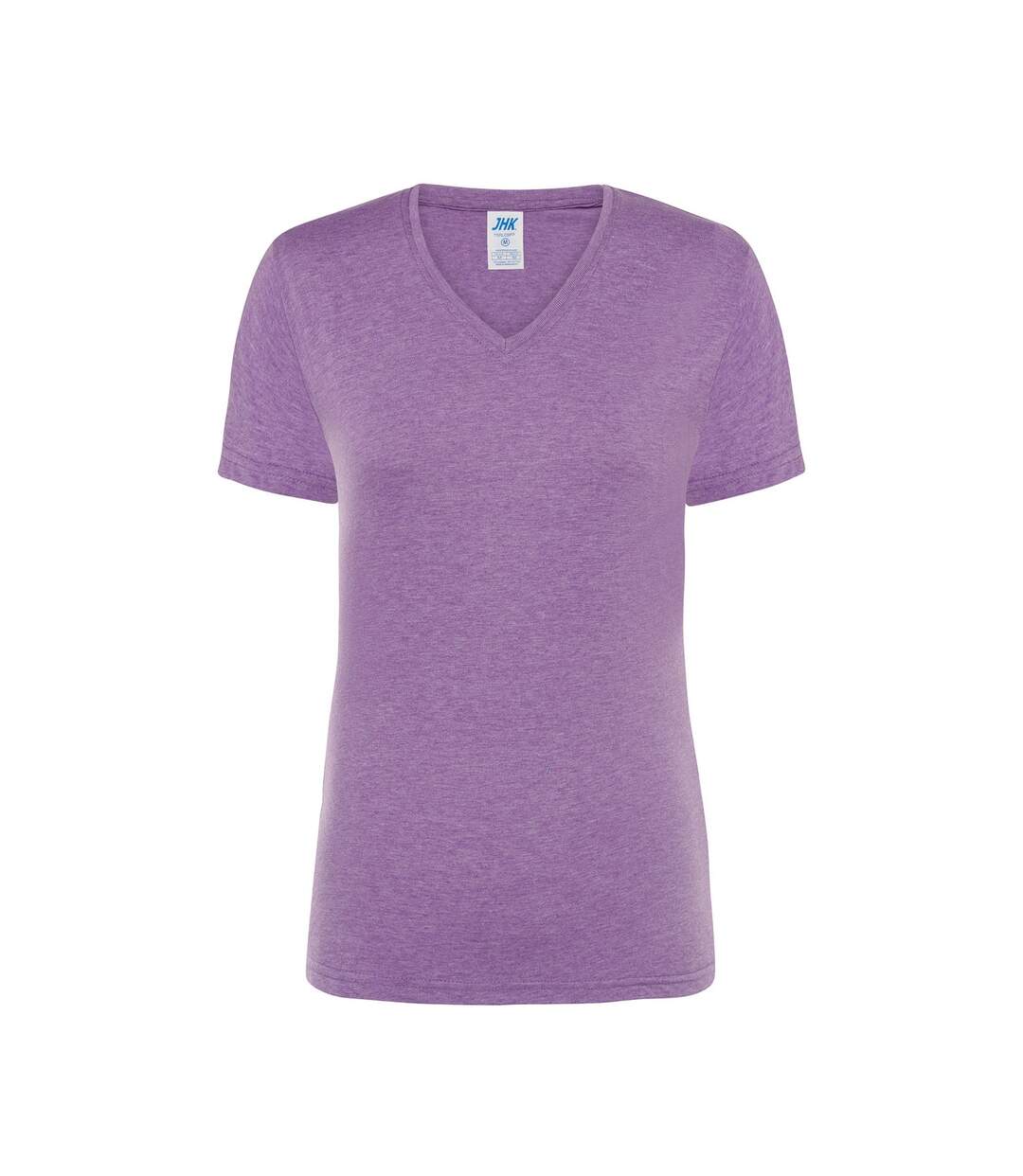 T-shirt Comfort Femme Lavande Chiné JHK-1