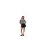 Womens/ladies Anglaise Gingham Puff Sleeve Top Black White Brave Soul-1