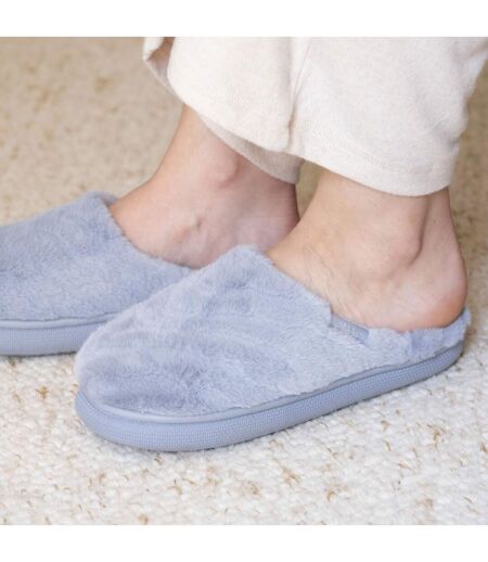 Isotoner Chaussons Mules femme semelle bloup confort