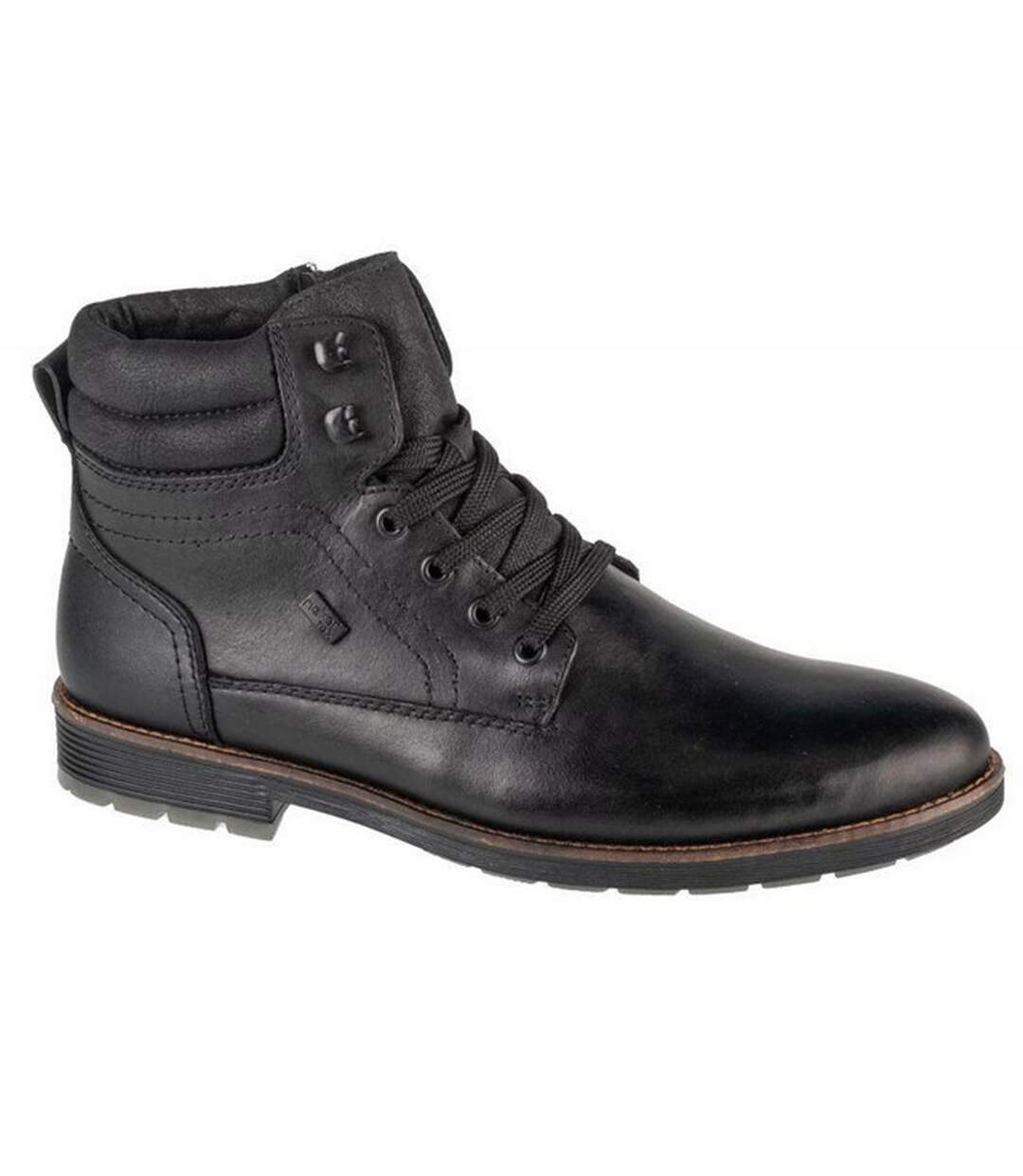 Bottines Style Logo Homme Noir Rieker-1