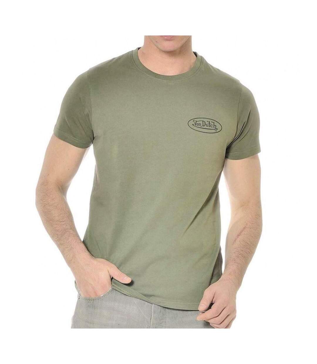 T-Shirt vert homme von dutch art-1