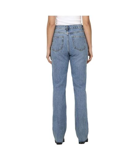 Jean droit bleu femme only riley - w26-l32