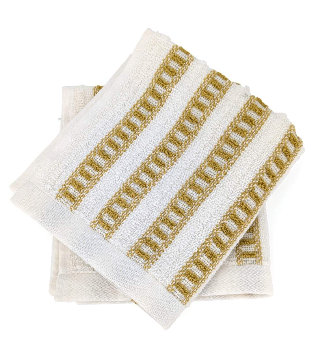 Serviette invité coton  SANTORINI A rayures-1