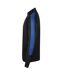 Mens Contrast Panel Knitted Tracksuit Top Navy Royal Blue Finden & Hales-3