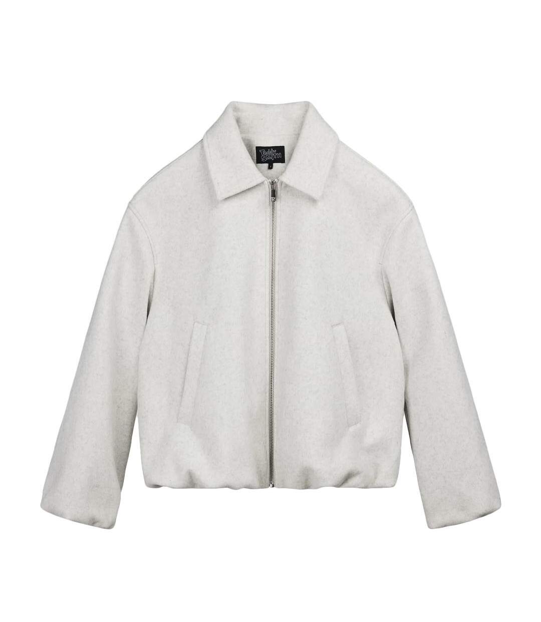 Blouson court blanc femme teddy smith borana-1