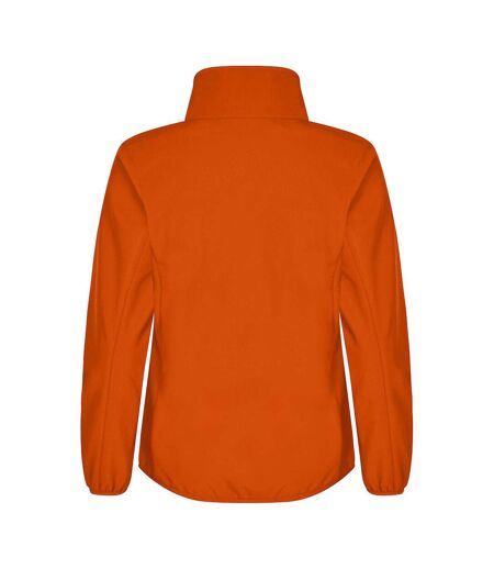 Veste Softshell Classic Femme Orange Sang Clique