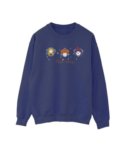 Disney Sweatshirt Femmes/Dames Hocus Pocus Witchful Thinking (Bleu marine) - UTBI15680