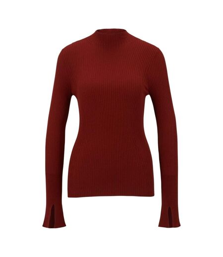 Womens/ladies Sotelline Sweater Top Red Hugo