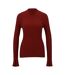 Womens/ladies Sotelline Sweater Top Red Hugo-1
