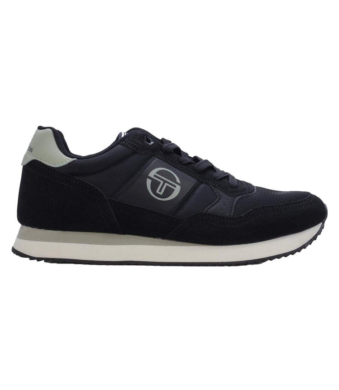 Baskets Motif/style Logo Monza Homme Noir Blanc Pervenche Sergio Tacchini-1
