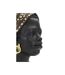 Statuette Tête Femme Bandeau Massai 30cm Noir-4