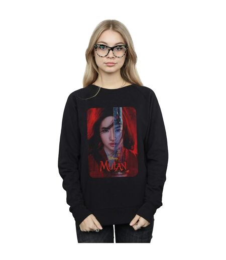 Disney Sweat-shirt Womens/Ladies Mulan Movie Poster (Noir) - UTBI26509