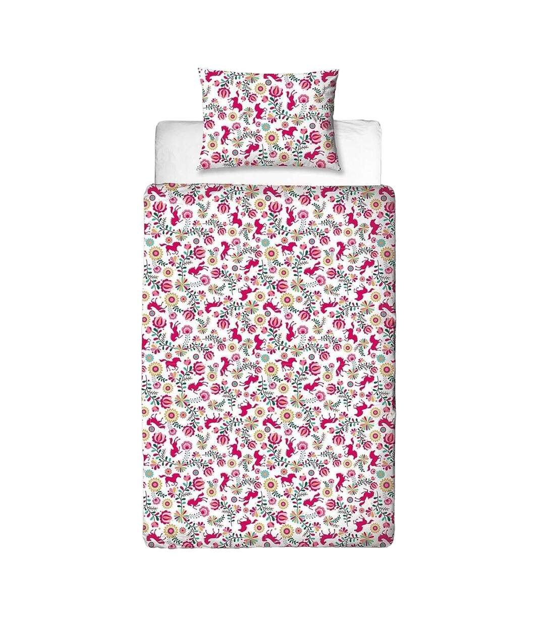 Fiesta Reversible Duvet Set Pink Multicoloured Spirit-3