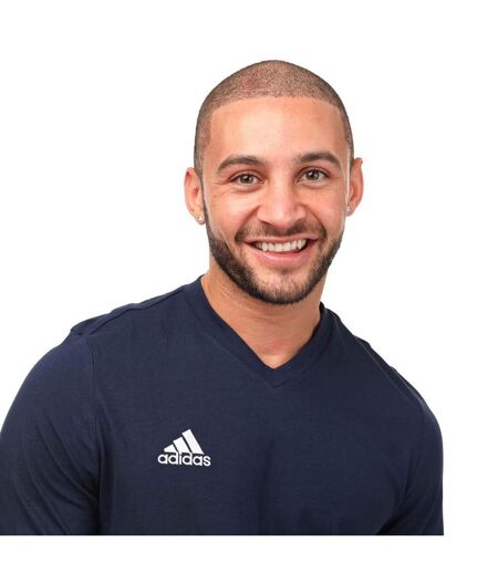 T-shirt entrada homme bleu / blanc Adidas