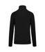 Kariban Mens Zip Neck Sweatshirt (Black)