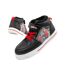 Childrens/kids Spider-man Ecological Leather Winter Snow Boots Black Red Leomil-4