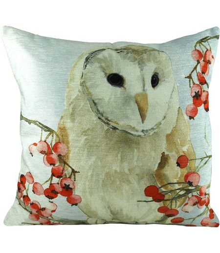 Owl christmas cushion cover one size multicoloured Evans Lichfield