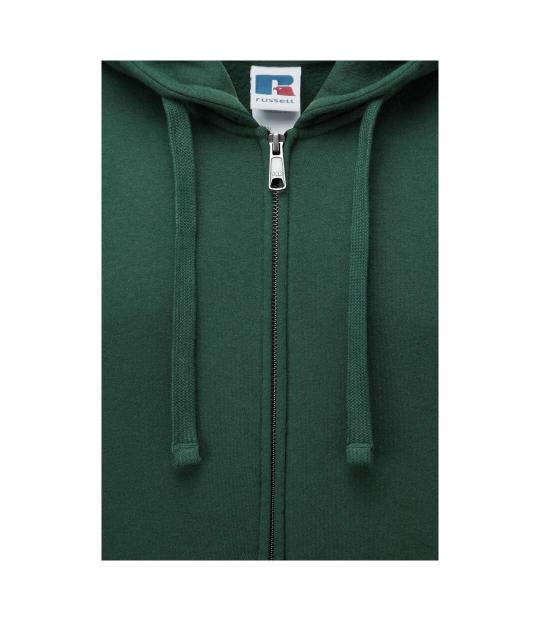 Russell Mens Authentic Full Zip Hooded Sweatshirt/Hoodie (Bottle Green) - UTBC1499-3