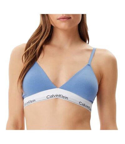 Soutien-Gorge bleu femme calvin klein jeans lightly lined triang - s