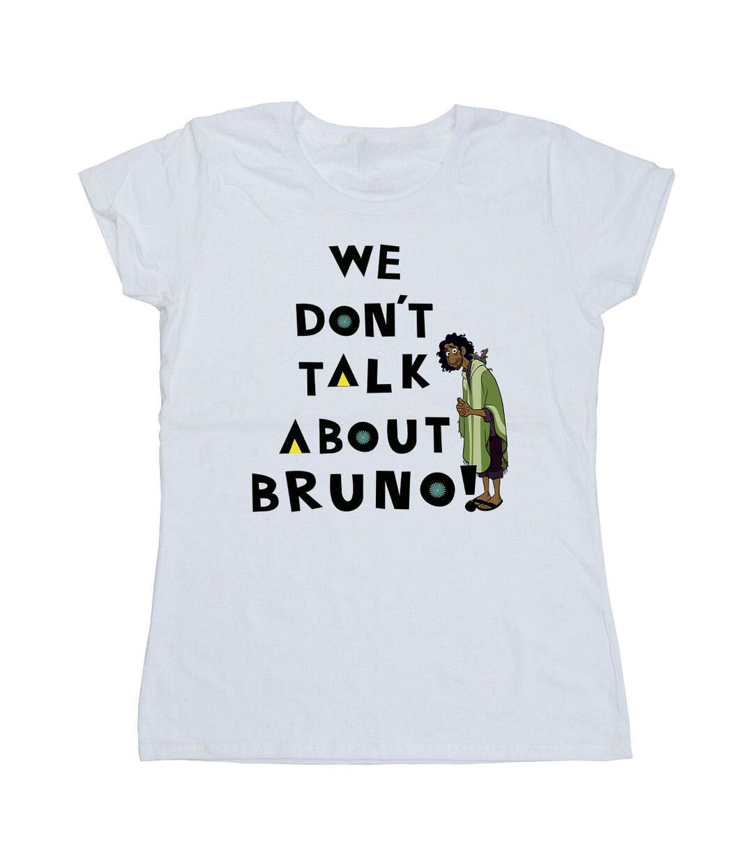 Disney - T-shirt ENCANTO WE DONT TALK ABOUT BRUNO BOY - Femme (Blanc) - UTBI19595-1