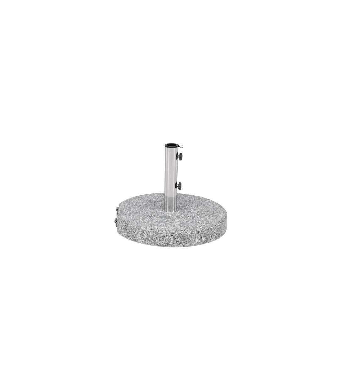 Pied de Parasol Moucheté Rond Stathera 50cm Gris-3