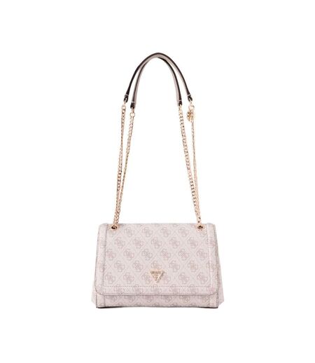 Sac à bandoulière blanc/beige femme guess noelle