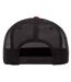 Flexfit By  Foam Trucker Cap With White Front Black White Red Yupoong-2