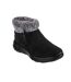 Womens/ladies on-the-go joy first glance suede walking boots black Skechers