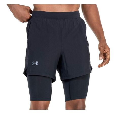 Short Noir/Gris Homme Under Armour Launch - L