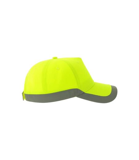 Casquette De Baseball Motif/style Réfléchissant Helpy-s Adulte Jaune Fluo Atlantis Headwear