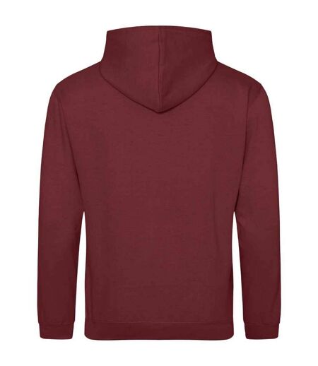 Sweat à capuche college adulte rouge piment Awdis Awdis