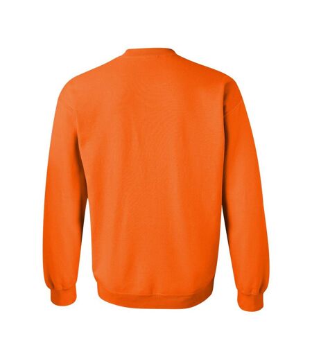 Gildan Heavy Blend Unisex Adult Crewneck Sweatshirt (Safety Orange) - UTBC463