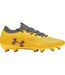Mens Magnetio Select Firm Ground Football Boots Yellow Grey Under Armour-3