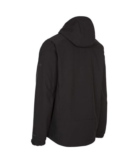 Mens marlon soft shell jacket black Trespass