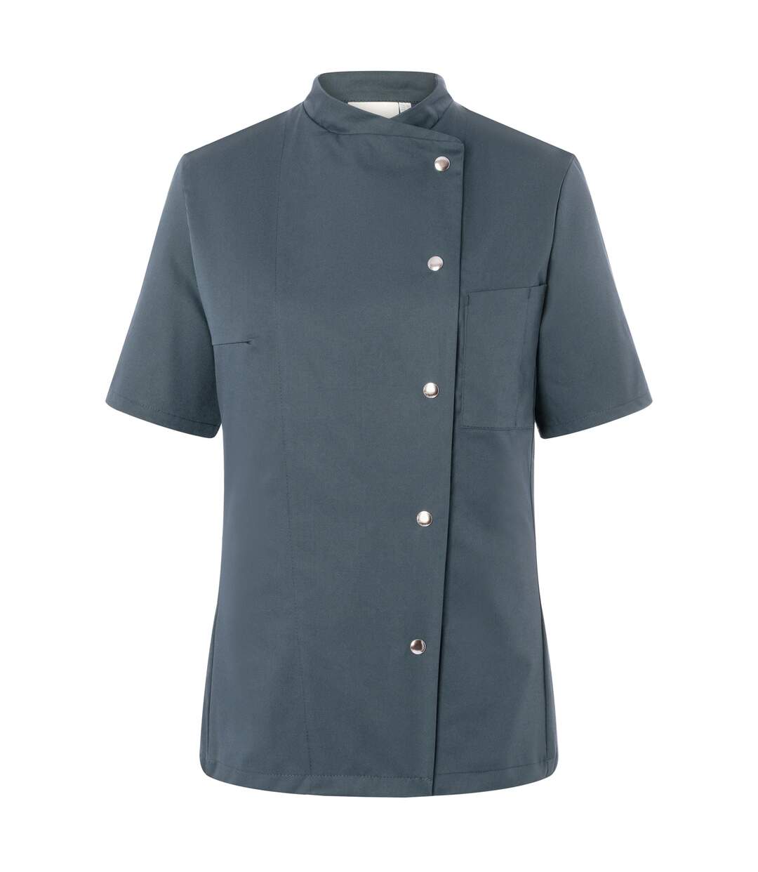 Womens/ladies Greta Chef Jacket Anthracite Karlowsky-1
