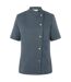 Womens/ladies Greta Chef Jacket Anthracite Karlowsky-1