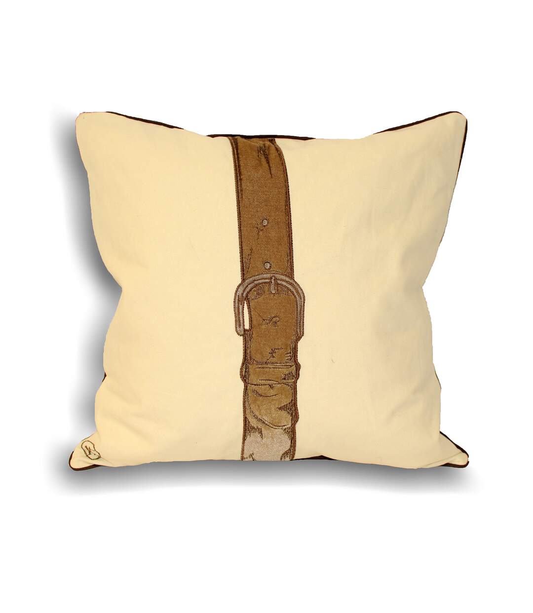 Riva Home Polo Strap Cushion Cover (Cream) - UTRV735