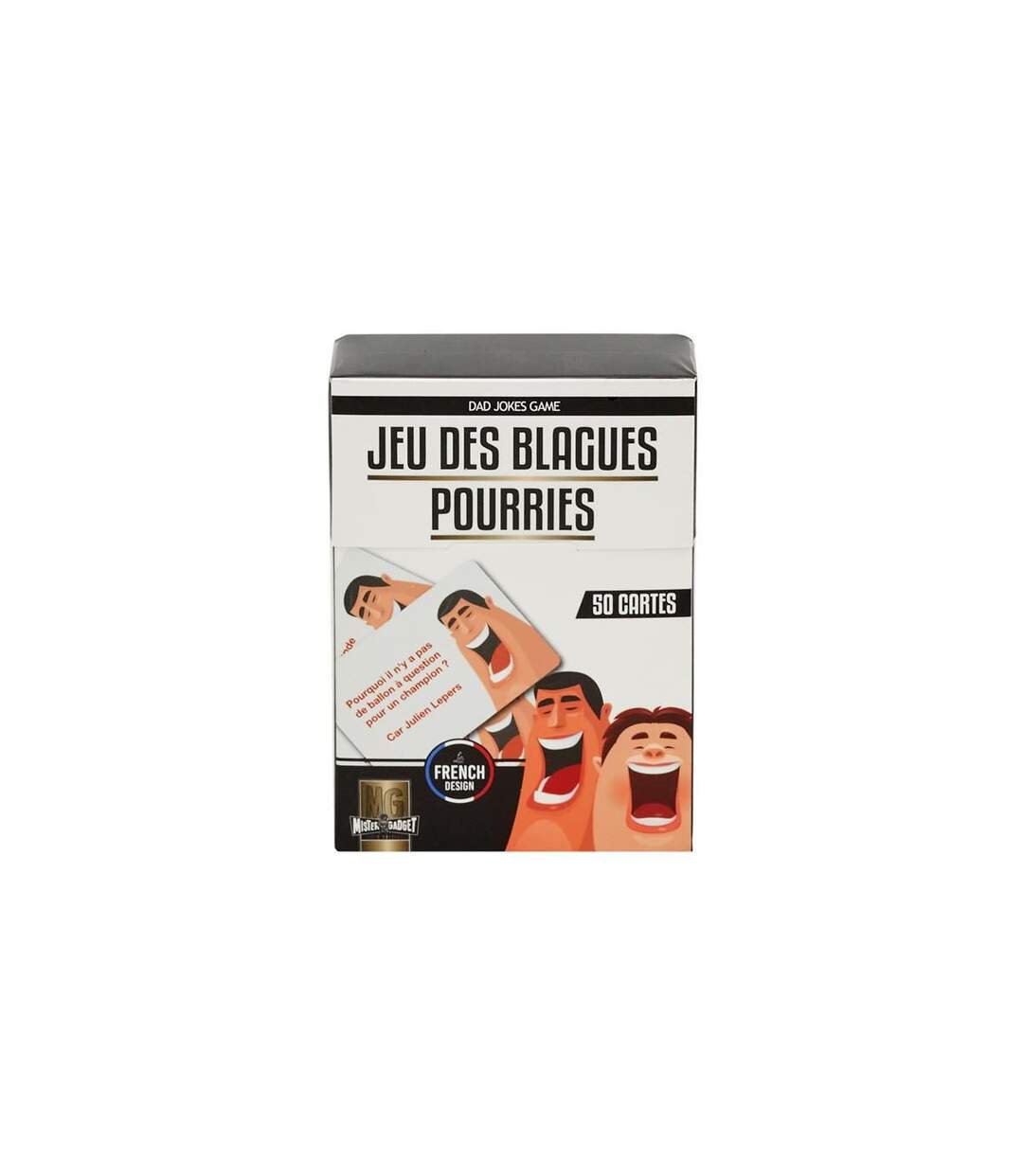 Jeu des Blagues Pourries 50 Cartes 9cm Rouge-4
