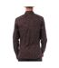 Chemise noir/rouge fleuris homme teddy smith carton strectch-2
