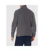 Veste À Fermeture Éclair Complète En Micro Polaire Unie Pour Hommes Layer Lite Gris Regatta-3