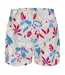 Mens Floral Pattern Regular Swim Shorts White Hugo Boss-3