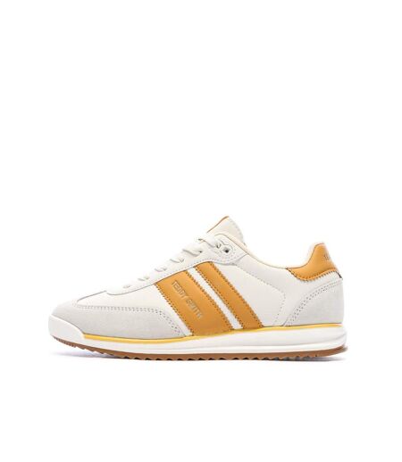 Baskets blanc/jaune femme marron teddy smith 120232