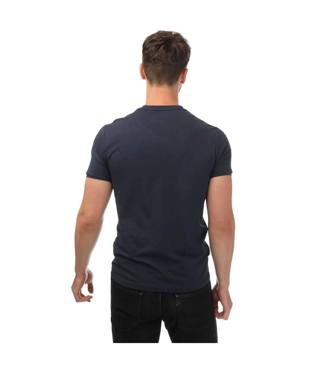 T-shirt homme bleu marine Emporio Armani-2