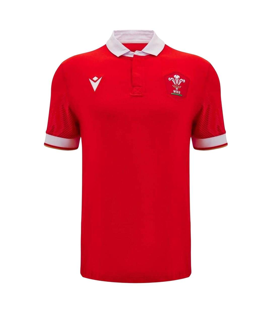 Womens/ladies 2024 Rugby Home Shirt Red White Wales RU-2