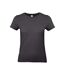Womens/ladies #e190 T-shirt Used Black B&C-1