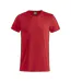 T-shirt Basic Homme Rouge Clique-1