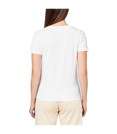 Lot De 2  T-shirts Motif/style Petit Logo Femme Blanc Champion